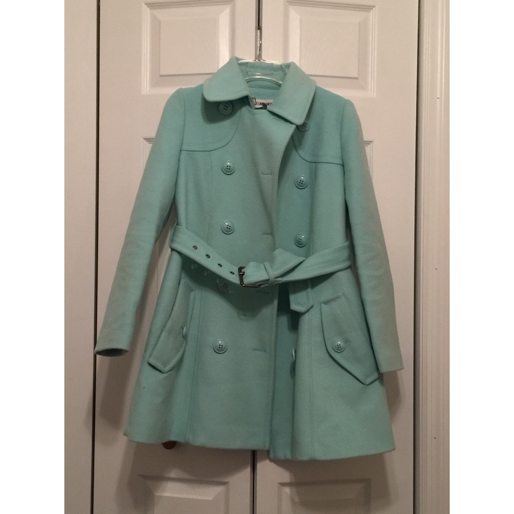 Mint Green Trench Coat